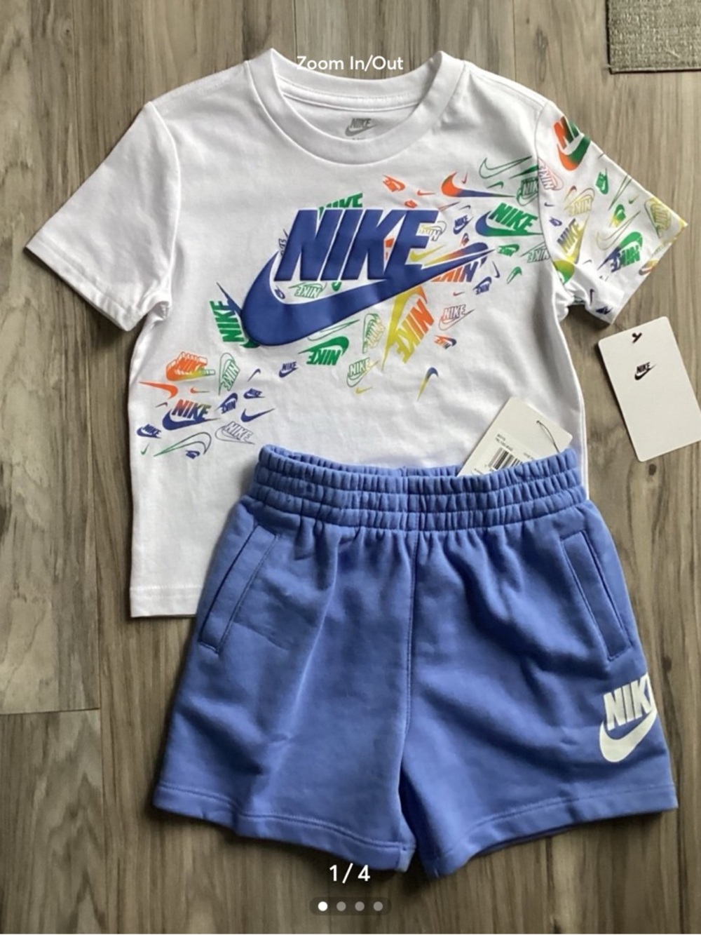 Toddler boys Nike tee & shorts outfit size 3T(NWT) ~PRICE FIRM, NO OFFERS~